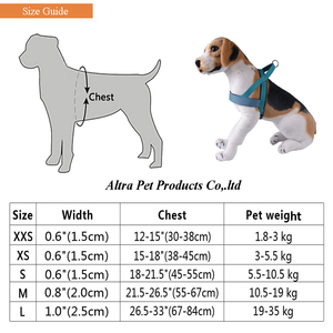 Desain Kustom Tali Kekang Anjing Katun Rami Lembut Empuk Tanpa Tarikan Tali Kekang Anjing Dapat Disesuaikan untuk Anjing Berjalan dan Pelatihan - Product Image 4