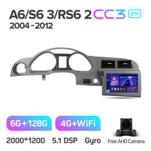 TEYES CC3 2K lettore DVD auto per Audi <span class=keywords><strong>A6</strong></span> C6 2004 - 2011 S6 3 2006 - 2011 RS6 2 2007 - Product Image 6