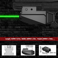 Lunette de visée laser tactique verte/bleue/rouge 10x ultra basse enceinte, réglable, étanche, antichoc, rechargeable par USB