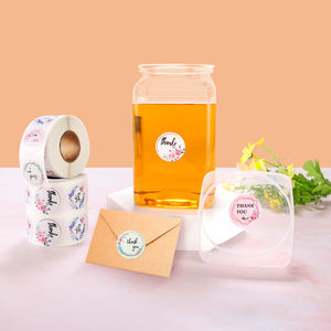 25mm Impression Merci Autocollants Autocollants Petite Entreprise Décoration Paquets Étiquettes Scellées Merci Jolies Choses À L'intérieur - Product Image 5