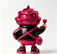 Figurine de collection personnalisée Rose Devil en PVC et ABS, statue d'art fabriquée en Chine, OEM sur mesure pour la vente en gros aux marques