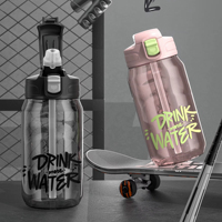 Bouteille de sport personnalisée 600 ml, résistante aux fuites, en PC, avec couvercle à vis pour boire directement, idéale pour le fitness en extérieur et la salle de sport, compatible lave-vaisselle