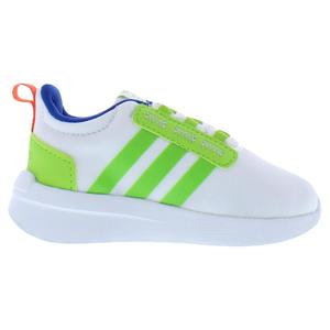 Zapatos Adidas Racer Tr21 para Bebés y Niños Pequeños, Color Blanco Nube y Verde Semi Solar, Estilo para Caminar - Product Image 2