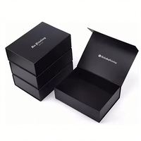 Boîte cadeau pliante en papier magnétique de luxe personnalisée pour entreprise