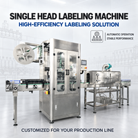 Machine d'étiquetage à tête unique, étiqueteuse, applicateur d'étiquettes, équipement d'emballage pour étiquettes de produits