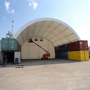 Grand stock, livraison rapide, abri pour conteneur, anti-UV, imperméable, tente de toit pour conteneur maritime de 20 pieds - Product Image 1