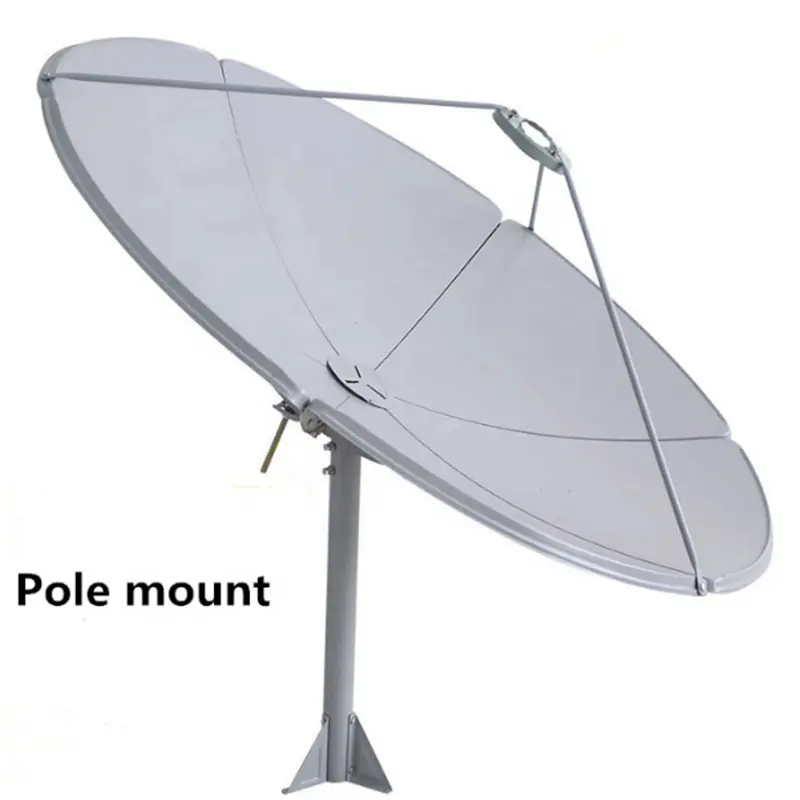 C-Band 8 Voet Parabolische Antenne Buiten Satellietschotel Antenne Grond/Paal Mount