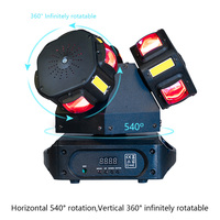 Projecteur laser stroboscopique LED DMX à trois têtes pour piste de danse, 180W RGBW, pour discothèque, avec télécommande, OEM/ODM d'usine