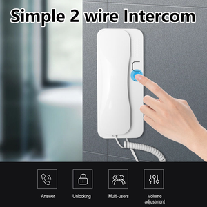 <span class=keywords><strong>Interphone</strong></span> audio de sécurité domestique, <span class=keywords><strong>interphone</strong></span> bidirectionnel, téléphone, <span class=keywords><strong>interphone</strong></span>, système d'<span class=keywords><strong>interphone</strong></span> de bâtiment avec sonnette - Product Image 6