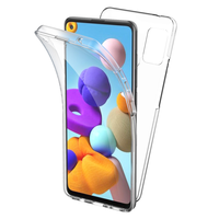 Protection d'écran 360° + coque de téléphone en TPU pour iPhone, film protecteur pour Samsung, coque de protection pour Xiaomi