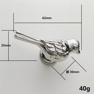 Poignée de tiroir ronde en alliage de zinc pour armoire, commode - Décoration métallique durable et luxueuse - Product Image 6