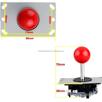 Offre Spéciale bricolage pièces de Machine de jeu d'arcade Micro interrupteur PCB Circuit imprimé bouton en plastique contrôleur de jeu d'arcade Joystick construit pour