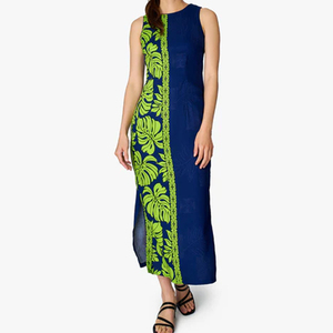 カスタム女性ドレスカジュアル夏メーカー卸売ハワイアンレーヨン - Product Image 2