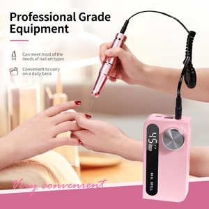 2025 Professional Electric Nail <b>Drill</b> File Cordless Portable 45000 RPM Rechargeable Nail <b>Drill</b> Machine - Product Image 3