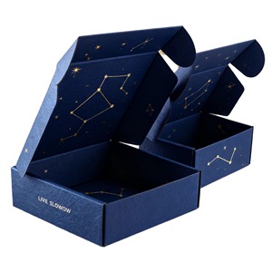 Caja de Regalo de Papel Corrugado Plegable con Logotipo Personalizado para Joyería, Cosméticos, Impresión, Envío - Product Image 1