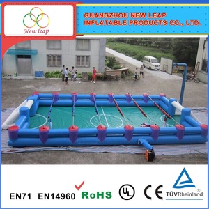 Новое состояние надувной ПВХ водный футбольный поле мыльный стадион футбольный батут парк - Product Image 6