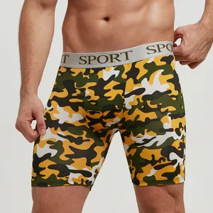 Boxer da uomo Casual in cotone a compressione Casual da allenamento sportivo stampato Starwin OEM e ODM