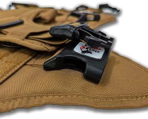 Échantillon gratuit Harnais tactique pour chien de grande taille avec boucle métallique réglable pour la randonnée, l'entraînement, harnais tactique pour chien avec poignée - Product Image 2