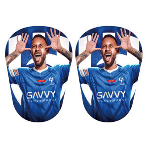 Protège-tibias <span class=keywords><strong>mini</strong></span> Mbappé en plastique, équipement d'entraînement de football, protection, petite taille, universel, fabriqué en Chine - Product Image 2