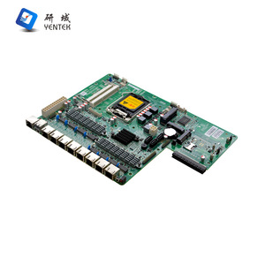 เมนบอร์ดเราเตอร์แบบซอฟต์แวร์ Yanyu Industrial Control H87SL พร้อมพอร์ต Gigabit Ethernet 8 พอร์ต, รองรับซีพียู LGA1150 รุ่นที่ 4 และ 10 กิกะบิต - Product Image 2