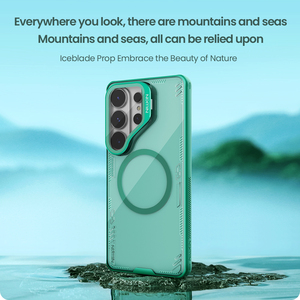 Nouvelle conception Iceblade Prop Étui magnétique transparent écologique antichoc pour <span class=keywords><strong>Samsung</strong></span> Galaxy S26 Ultra avec béquille pour appareil photo - Product Image 2