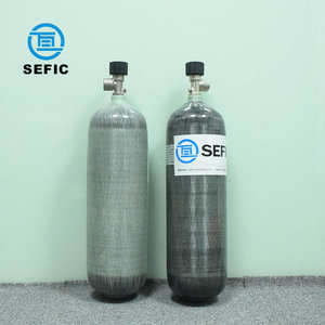 Cilindro de Almacenamiento de Gas de Oxígeno de Fibra de Carbono Compuesta de Alta Presión de 6.8L, Estándar CE1354 - Product Image 2