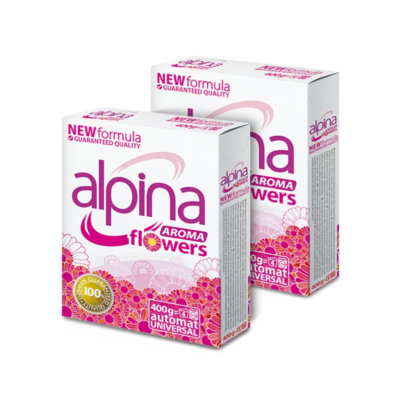 Alpina 400g बॉक्स कपड़े धोने का साबुन पाउडर