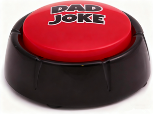 Bouton Sonore <span class=keywords><strong>Blague</strong></span> Papa – Vente en Gros, Cadeau Nouveauté Farfelue pour la Fête des Pères, Plus de 30 Blagues Préchargées, Jouet de Farce en Gros pour Cadeaux - Product Image 1