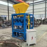 Bloc hydraulique entièrement automatique portatif 4-26 formant la machine fait la brique de terre à partir de la matière première de ciment