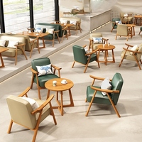 Muebles de Comedor Modernos de Madera de Lujo, Sofá de Exterior, Asiento Tipo Booth, Fácil Montaje, Duradero, Ecológico, Uso Comercial en Centros Comerciales