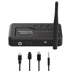 Émetteur <span class=keywords><strong>audio</strong></span> sans fil HD multi-interface LE V5.4 pour TV, adaptateur <span class=keywords><strong>Bluetooth</strong></span> LE <span class=keywords><strong>Audio</strong></span> Aptx sans perte/adaptatif Auracast - Product Image 1
