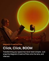 Projecteur portable mini XGIMI MoGo 4, batterie intégrée, 2,5 heures d'autonomie, Google TV, Netflix, haut-parleur Harman Kardon 12W