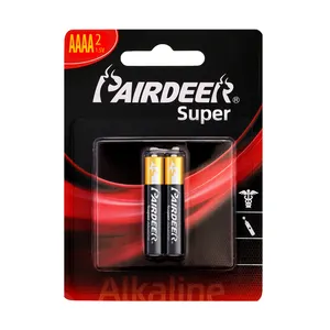 OEM Pairdeer 500 mAh no.9 1,5 V LR8D425 AAAA super alkaline trockene batterie mit ROHS IEC MSDS