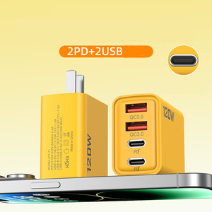 20W Dual PD QC3.0 Fast Charging Wall Adapter for US EU <strong>UK</strong> <strong>Plugs</strong> for 15 Android for with Gan Material - Product Image 5