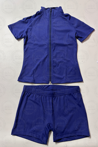 Completo Estivo da Donna in Due Pezzi, Abbigliamento Streetwear Personalizzato, Set da Allenamento con Giacca a Maniche Corte con Zip e Pantaloncini - Product Image 5