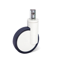 Roue pivotante à roulement unique de 6 pouces (150 mm) pour lit médical de soins intensifs