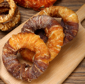 ขนมอบไก่เป็ดแบบแห้งมีโปรตีนสูงรูปโดนัท10กก. ขนมสำหรับสุนัขที่มีเสื้อโค้ทหนังมีประโยชน์ต่อทุกสายพันธุ์ - Product Image 4