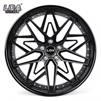 Jantes en aluminium monobloc forgées de 20 pouces à 5 branches, design étoile, pour Chevrolet Camaro, Ford Mustang, Dodge Charger, légères