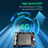 Módulo de Router Industrial 4G HAO-LINK Qualcomm QCA9531 300Mbps OpenWRT Linux VPN MQTT Doble Ethernet WiFi 2.4GHz Cámara IP