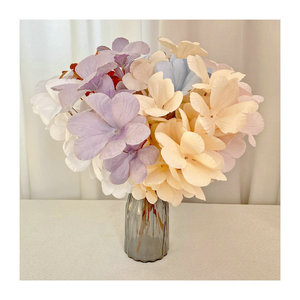 Fleurs artificielles Queyiyi, fleurs de magnolia, 48 cm, décoration de mariage, décoration intérieure, fausses feuilles vertes - Product Image 5