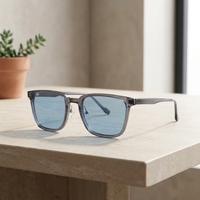 Fourniture directe d'usine Lunette De Soleil hommes Anti Uv acétate cadre lunettes de soleil mode petit Rectangle unisexe nuances lunettes de soleil