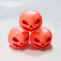 Jouet anti-stress en plastique à presser en forme de citrouille fantôme amusante pour Halloween