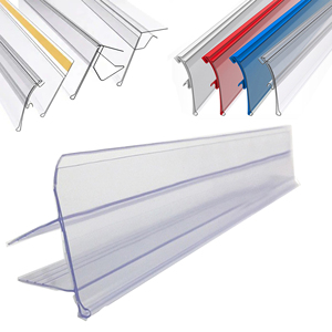Porte-étiquettes en plastique en bande pour étagères, en PVC, pour étagères en bois ou en herbe de 7 à 18 mm - Product Image 6