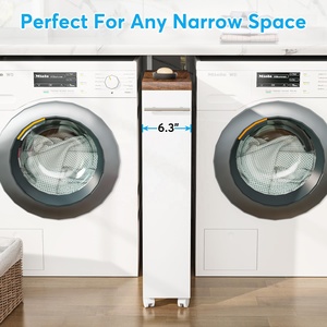 Tribesigns-Carro de almacenamiento delgado de 4 niveles, carrito de cocina estrecho rodante con ruedas para un lugar pequeño - Product Image 5