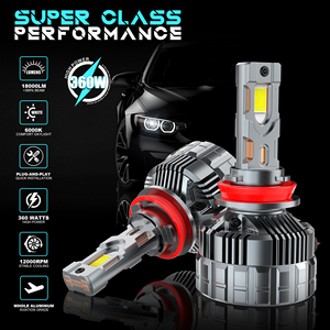 NUEVO V33 Lámpara Ajustable de Seis Tubos de Cobre, Color Blanco, 150w 15000LM, Chip 5086, H4 H13 9004 9005, Faro LED Universal para Auto H7 - Product Image 1