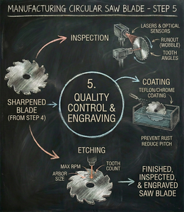 Lames de scie circulaire en carbure de tungstène industriel TCT 300 mm 72T pour scie à panneaux pour des opérations de découpe efficaces de panneaux MDF et de contreplaqué - Product Image 6