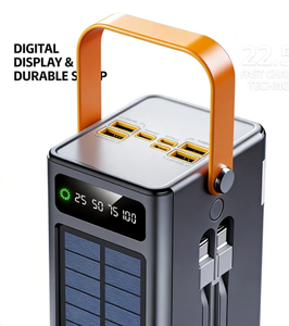 HengQaio HT-DX185 Sangle de main 50000mAh LiFePO4 Lampe torche LED <span class=keywords><strong>Batterie</strong></span> <span class=keywords><strong>externe</strong></span> avec charge rapide PD et onde sinusoïdale pure Type C - Product Image 4