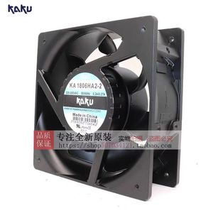 Ventilateur axial Kaku Ka1806ha2 2 220V 0.24A pour armoire électrique, montage mural, pales en plastique noir - Product Image 2