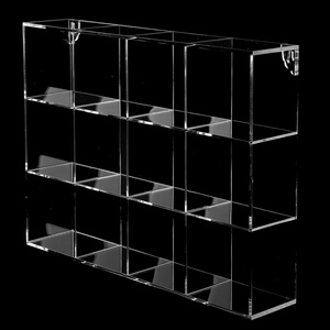 China Yageli Factory Wholesale <b>Custom</b> Clear Acrylic Silk-Screen Printed Mini Toys <b>Custom</b> Logo for Box Wall Mounted Display Rack - Product Image 6