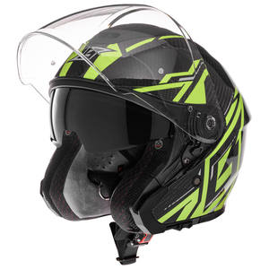 Befast Casco Heron carbono doble visera amarillo L - Product Image 4